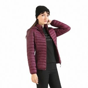 Santelon Kış Parka Ultralight yastıklı Puffer Ceket Kadınlar için Kaputlu Kaput Dış Mekanı Sıcak Hafif Takım Depolama Çantası B77K#