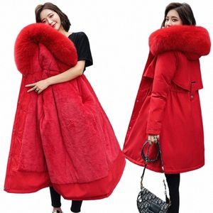 parka Women's Jacket Korean Women's Winter Down Jacket 2023 Parka Large Size Feather Coats Warm Cott Jacket Thick Woman Coat e0XX#