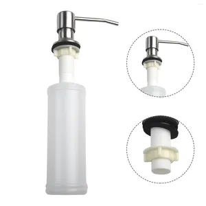 Liquid Soap Dispenser Stainless Steel Kitchen Sink With Bottle Bathroom Lotion Detergent Hand Press Pumps Dispensers 350ml
