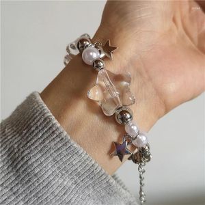 Strand Handmade Star Beaded Bracelet Y2k Gothic 2000s Cute Dream Fairy EMO Jewelry Scene Accessories Friend Gift