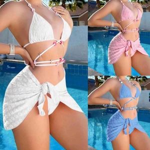 Women's Swimwear Women Sexy Lacing Up String For Bikinis Swimsuits High Cut Thong Knotting Swimwears Low Waist