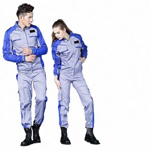 welding Suits Workwear Clothes Men Lg Sleeve Workmen Uniform Car Repair Suit Workshop Welding Suit Mechanical Working Coverall m855#