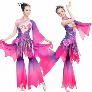 Neue natial Tanzkleidung Bühnenkleidung Frauen Yangko Kleidung klassische S 96tI #