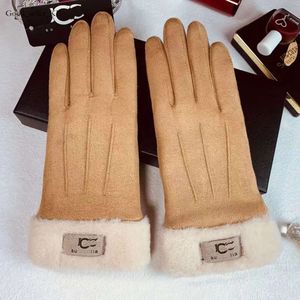 uggliss slipper glove Designer Solid Colour Letter Design Warm Waterproof Cycling Padded Warmth 983 uggg glove