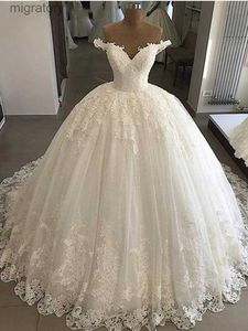 Urban Sexy Dresses Fansmile Vestido De Noiva Vintage Lace Ball Gown Wedding 2023 Plus Size Bridal Tulle Mariage FSM-301T yq240329