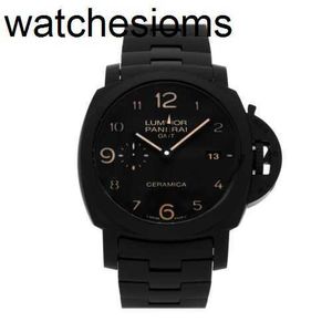 Panerass designer masculino tuttonero relógio automático pulseira de cerâmica data pam luxo completo aço inoxidável à prova dwaterproof água relógios pulso alta qualidade