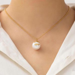 Boutique Designer Gold-Plated Necklaces With High-Quality Pearls Designed Specifically For Charming Girls New Jewelry Necklaces For Birthday Parties