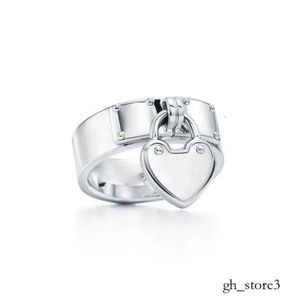 Tiffanyringly Designer-Klassiker, offener Doppel-T-Ring, Paarring, 925er Sterlingsilber-Ring, hochwertiger Modetrend, Paar-Jubiläums-T-Ring, Liebesring, Weihnachten, 519