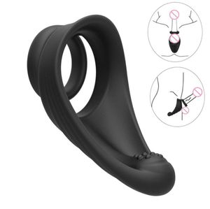 Massage Cock Ring Lock Sperm Erection Sleeve Delay Ejaculation Cockring Sex Toys For Men Intimate Goods Sex Shop2511098