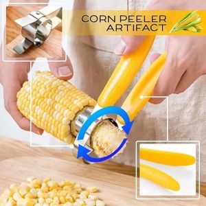 Corn Stripper Threshing Stripping Kerneler Kitchen Gadge Corn Peeling Artifact Kitchen Corn COB STRIPPER CUTTER Separator Peeler