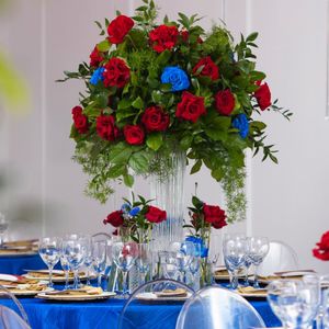 Sem flores) novo design mais recente conjunto de cilindros de vidro transparente vaso para flores rosas peças centrais de mesa de vidro de casamento decoração floral