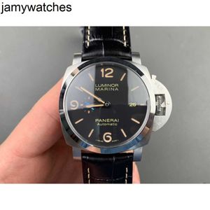 Роскошные наручные часы Дизайнерские часы Paneraii Sapphire Mirror Swiss Automatic Размер 44 -мм импортированный ремешок для кожи водостойкие ремешки B0SZ B0SZ