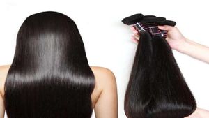 Klasa 7A1 Czarny kolor Brazylijskie dziewicze Remy Hair Sily Prosty Sploa