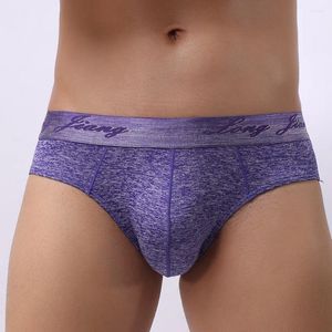 Underpants Jaycosin Men's Underwear Poliéster Spandex Soft Briefs Knickers Shorts Sexy Alta Qualidade Respirável