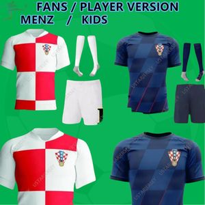 2024 2025 Croacia MODRIC Copa do Mundo Camisas de Futebol Seleção Nacional Mandzukic Perisic KALINIC 24 Croácia Camisa de Futebol Kovacic Rakitic Kramaric Homens Kit Infantil Uniformes