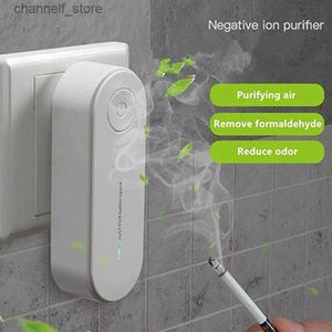 Air Purifiers New Negative Ion Mini Air Purifier Pet Deodorant Formaldehyde Removal Deodorant Toilet DeodorantY240329