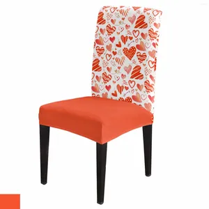 Pokrowce krzesełka ręcznie malowana akwarela okładka serca