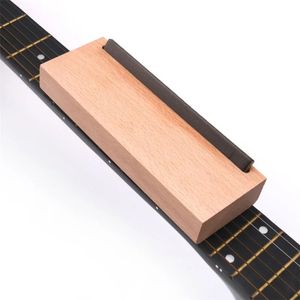 Ahşap Blok Gitar Fix Fret Dosyası Sonu Ezme Kesme Kenar Çarpıştırma Aracı Guitarra Pap Kırpma Araçları 175x56mm