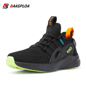 Sapatos casuais baasploa 2024 moda tênis masculinos respirável homem correndo absorção de luz original tênis masculino