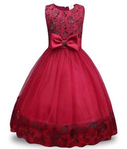 Платья с цветочным узором для девочек от 3 до 10 лет на свадьбу и вечеринку, детская одежда для маленькой принцессы Children039s, костюм для причастия для девочки, Vestido2254215