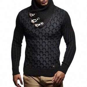 Autumn Winter Turtleneck Sweater Men 2023 Nya Casual Slim Mens Jumpers Sweaters LG Sleeve Sticked Vintage Sweater Pullover Men 26pf#