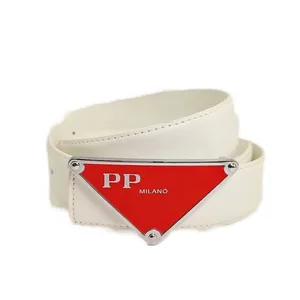 Mens Designer Belt Classic Inverted Triangle Letter Buckle Leather Belts for Women Exquisite Fathers Day Gift Ga0139 E4