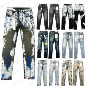 Jeans Ksubi Designer Jeans Lila Jean Herren Steigen elastischer Herren Kleidung enge Röhren -Jeans -Designer Mode E7ID#