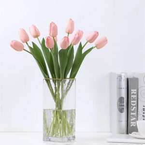 10 pezzi 47 cm bouquet di fiori tulipano artificiale piante finte fiori nuziali accessori per la casa decorazione della torta 5 giorni 240322