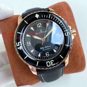 Titta på keramiska automatiska titan Glow Watch Mechanical Watch Baopo Helt dykande vattentät mäns sport Leisure Watch H1C8