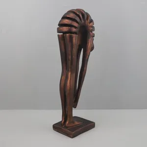 装飾的な置物抽象テーブルアートの装飾ミニマリスト装飾樹脂ホームオフィスデスク彫像リビングルームスタディスタジオのための彫像