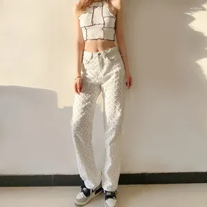 Women's Jeans 2024 Y2k Fashion Loose Wide Leg For Women Low Waist Pants Spring Autumn Trousers Streetwear Cool Super Size