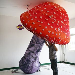 3 m 10ft High Quality Colorful Inflatable Mushroom With Airblower For Advertising Christmas Inflatable Stage Event Decor