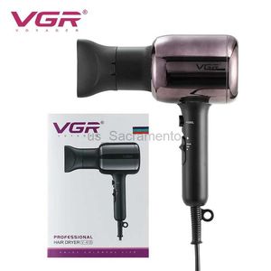 Hair Dryers VGR Hair Dryer T-shaped Structure Ultra-large Air Volume Smooth Luster Professional Blower V-418 240329