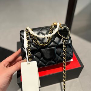 luxury wallet designer evening bag Chain letter pendant badge chain bag bag square fat chain crossbody bag small square bag Genuine leather quilted pattern