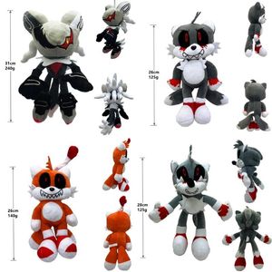 Hot Selling Super Sonic Plush Toy Q-edition Super Sound Mouse Sonic ryggsäck Hedgehog Charcot Doll