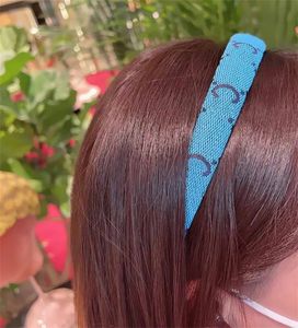 تصميم العلامة التجارية عظم الرأس نساء خطاب طباعة عصبة الشعر Hairband أزياء أزياء رأس الشعر هوب إكسسوارات الشعر الفاخرة