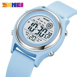 Wristwatches SKMEI 2094 Womens Digital Luxury Stopwatch Lady Waterproof Shockproof Countdown Watches For Women Montre Femme 1721