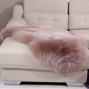 100% real wool Sheepskin rugs sofa cushion pure fur carpet fluffy rug soft chair livingroom bedroom parlor floor mat customized 21246n