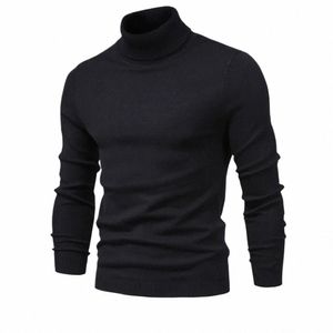 2021 NOWOŚĆ ZII MĘŻCZYZN SWEATER Turtleeck swobodny stały kolor ciepły pullover Wysokiej jakości szczupły SWEAT LG SWEAWE