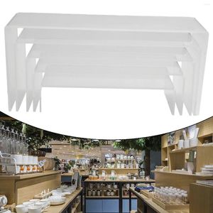 Placas decorativas de acrílico transparente, suporte de exibição atraente, ideal para lojas de calçados e showrooms, atualize seu produto