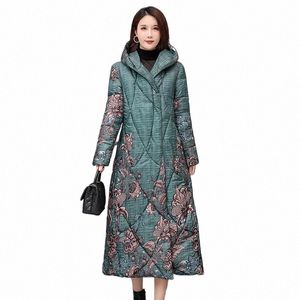 Windriel Zagima ożywiona Parkas Lady Print High Street LG płaszcze kobiety Katato