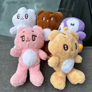 Animali di peluche imbottiti da 40 cm Kpop txt bambola peluche Cartoon Soobin Yeonjun Beomgyu Kawaii giocattoli per animali imbalsamato divano decorativo divano Giuch Gift per Fan240327