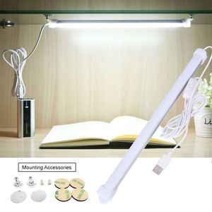 New USB Night Light 5V LED Strip The Kitchen Aluminum Lamp Bar For Under Cabinet Indoor Lighting Push Switch