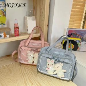 10A Shoulder Bags Fashion Handbags Kawaii Bag Japanese Messenger Crossbody Pouch With Pendant Tote Purse For College Student Girls