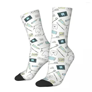 Herrensocken Zahnarzt Do It Better Doodle Teeth Kawaii Shopping Cartoon-Muster