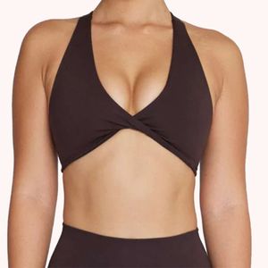 Lu Align Nuove Ragazze Serbatoi Modello Donne Yoga Palestra Fitness Soft Running Sexy Palestra Fitness Outdoor Ciclismo Sport Corsa Yoga Reggiseno Limone Sport 2024