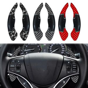 Car Carbon Steering Wheel ABS Shift Paddle Shifter Extension Stickers For Acura TLX CDX 20 16-2023