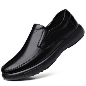 Sapatos de couro masculino sapatos casuais macarrão macio mocassim sapatos de algodão algodão vestido confortável sapatos homens scarpe masculino da uomo