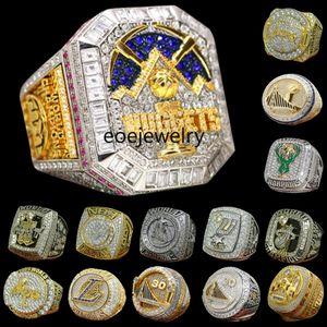 Luxury World Basketball Championship Ring Designer 14K Gold Nuggets Team JOKIC Champions Rings For Men Womens Star Diamond Sport Jewelrys