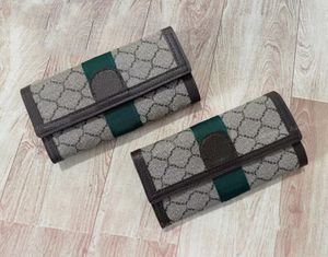 Long Wallet Card Holder Mini Purse Woman Men Designer Wallet Flip Buckle Clutch Classical Coin Plånböcker Lyxvaror Passhållare Fotomapp Mappmapp